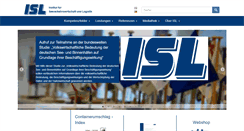 Desktop Screenshot of isl.org