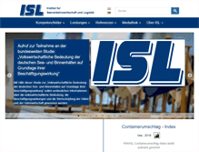 Tablet Screenshot of isl.org